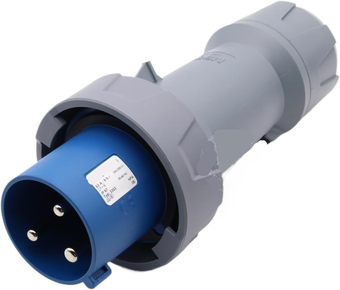 Industrial Plug TYP 3303 IP67 230V 3P 63A