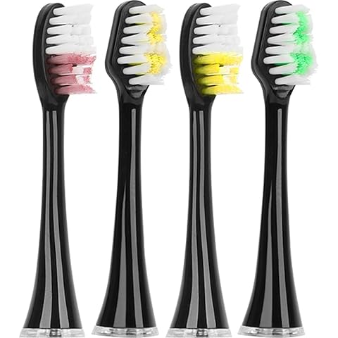 NBGRLVS Toothbrush Replacement Heads， 3 Brush Heads Cover