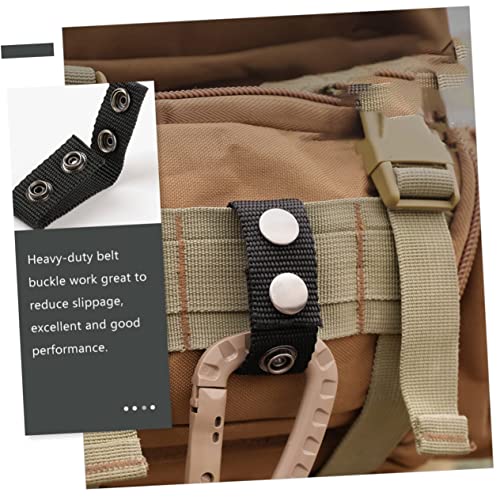 Boucles de ceinture nylon noir robuste lot de 25 attaches de sangle