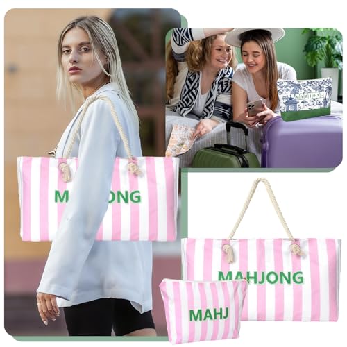 Set de Bolsas para Mahjong con Asa y Cierre miniatura 6