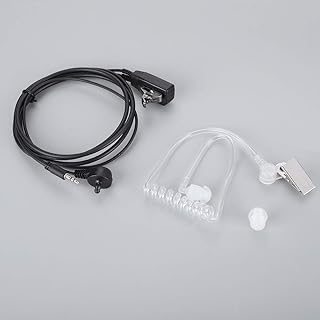 Walkie Talkie Earpiece Walkie Talkie Headset Black Abs 2.5Mm Plug Earpiece Headset With Ptt Button For Mt200 Walkie Talkie Earphone