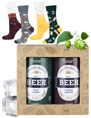 Beer Lover Gifts Socks Men Mens Cotton Sock Colourful Funky Gift Men's Presents 7.5-11.5