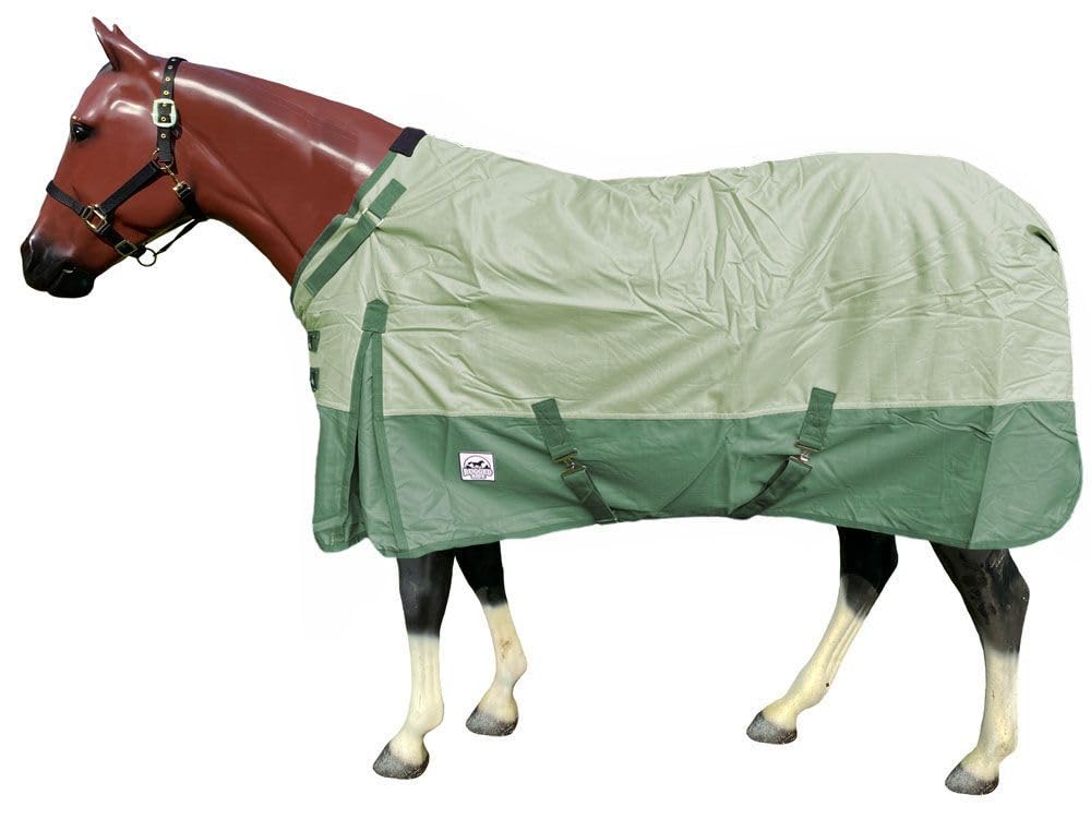 Rugged Ride 1200 Denier Waterproof Adjustable Neck Turnout Blanket - 300 gram Fill