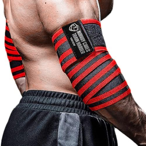 TAVIEW Coderas para Levantamiento de Pesas (1 par), Soporte elást...