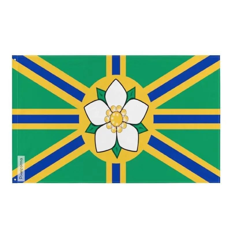Drapeau Abbotsford Pixelforma en polyester résistant avec 4 œillets