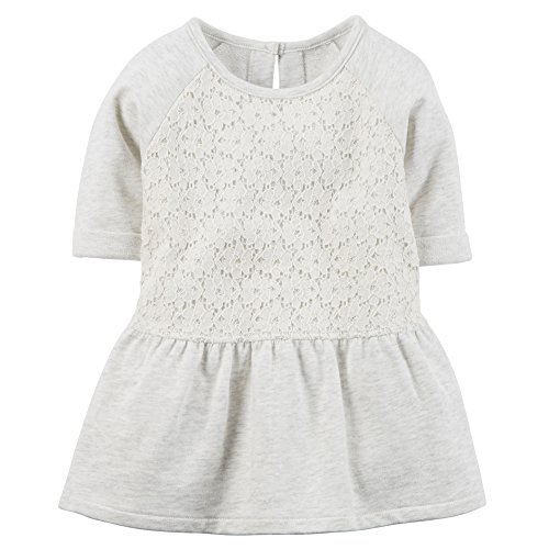 Robe grise 5 ans confortable pour fille qui bouge beaucoup