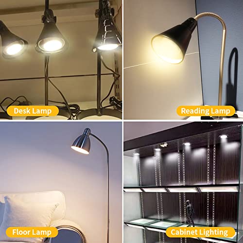 Otahomee E17 Led Light Bulb,E17 Intermediate Base Type R14 Reflector Led Spotlight Bulb Used For Desk Lamp,Cabinet Lighting,Reading Lamp,5W(60W Equivalent) Warm White 3000K Non-Dimmable 1Pack #TOP5