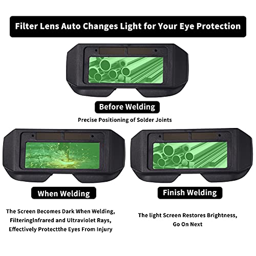 T TOVIA Solar Powered Welding Goggles