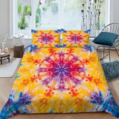 Housse de couette 2 pièces sans repassage parure lit microfibre anti-plis - 2