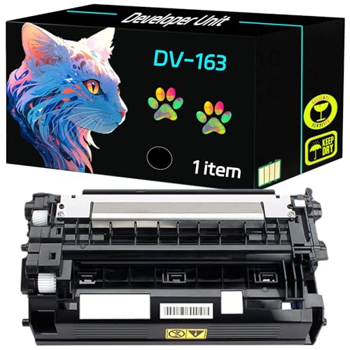 High Yield DV-163 Developer Unit Compatible for Kyocera ECOSYS Mita FS-1120D FS-1120DN FS-P2035d Printers, Print Clearly (1 Pack Black)
