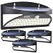 Solar Motion Sensor Lights, Holan 12 LED Waterproof Solar Powered Security Light Outdoor Wall Light for Garden, Fence, Patio, Deck, Yard, Driveway, Stairs, 2 Pack