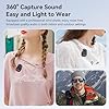 AIRHUG Wireless Lavalier Microphone for iPhone/Android/PC, 60H Battery, 48KHz 24Bit, Plug-Play Lightning/USB-C, 3 Recording Modes, Lapel Mic for Vlog, YouTube, Interview #1