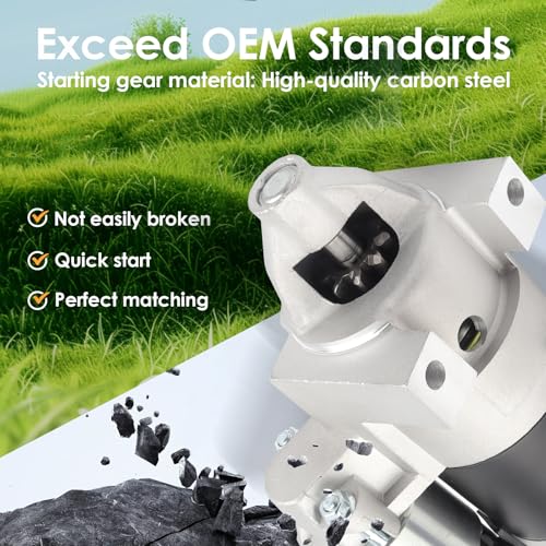 Image of Ezexpreze 17628 New Starter Motor Replacement for Kohler 2509809 2509808 2509821 2409801 12.5-27HP Cub Cadet Mower John Deere Scotts Toro Tractor 23HP 25HP wi-53044 10455513 25-098-11-s 25-098-09-s