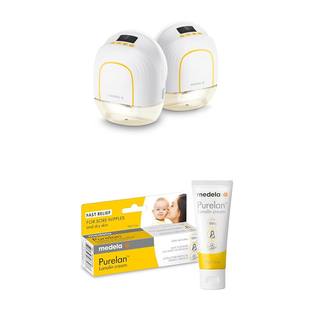 Medela Melody InBra Tiralatte Elettrico Doppio Indossabile + Purelan Crema alla Lanolina 37 g