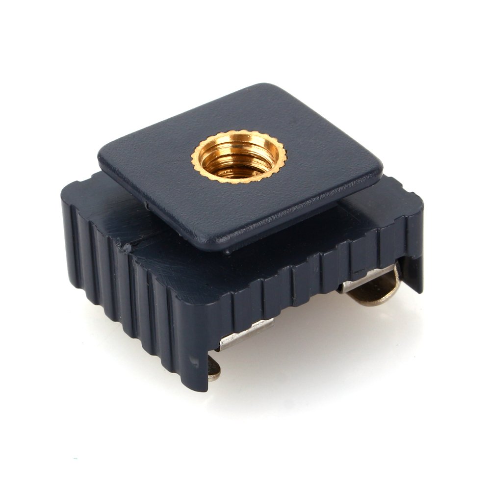 Adattatore Per Slitta Flash Adattatori Slitta Flash - Set Da 3 Pezzi Con Filettatura 1/4" Per Treppiedi Slitta Flash Adapter - Foto 4