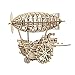Robotime Veicolo Aereo Puzzle in Legno 3D Tagliato al Laser Costruzione in Movimento semovente Kit in Movimento Regalo Meccanico per Unisex Adulto