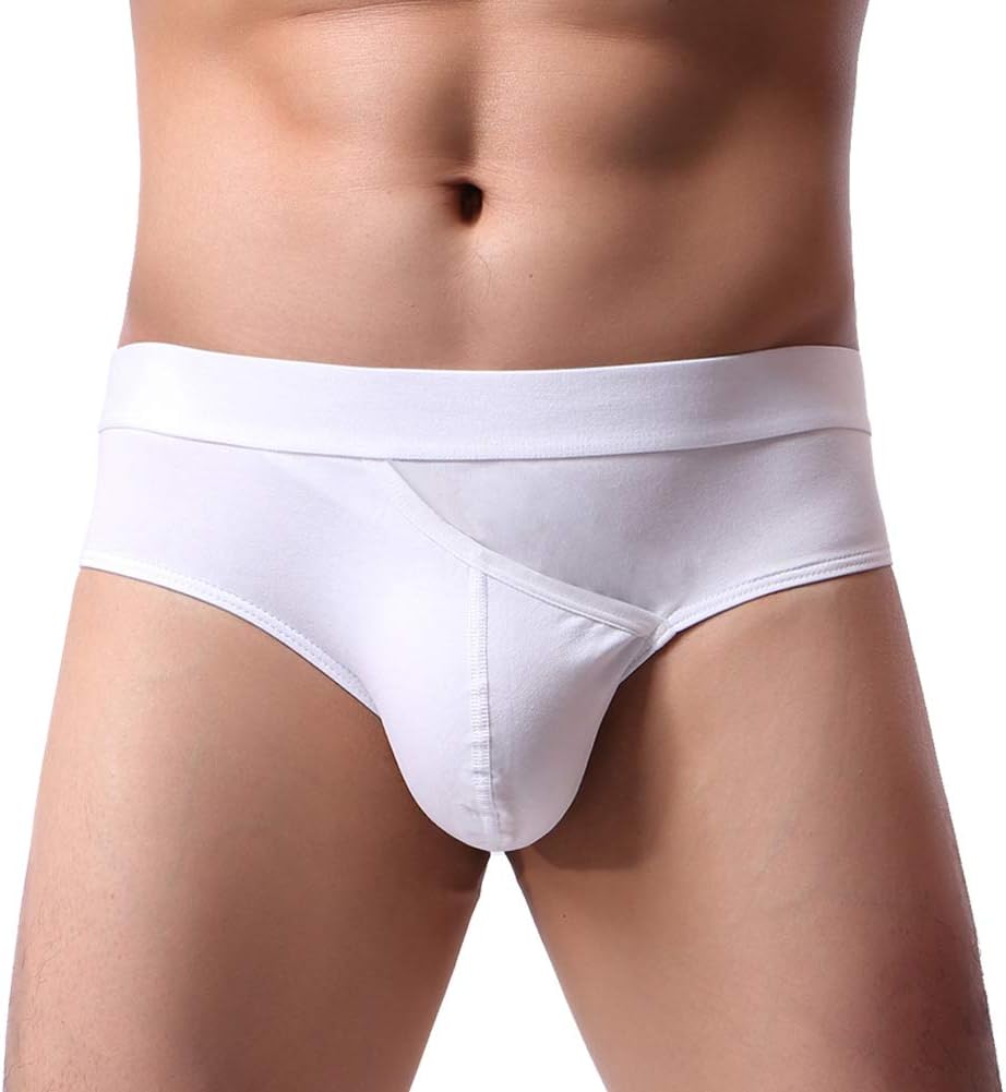 Summer Code Mens Cotton Briefs Fly Front Pouch Underwear Pack - Image 2