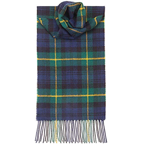 Gordon Modern Tartan Wool Scarf Made in Scotland