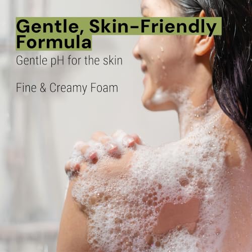 Image of Panier des Sens Lemon Verbena Body Wash, French Shower Gel, 6.8 fl oz | Vegan Body Wash | 96% Natural-Origin Ingredients | Gentle Daily Cleansing | Long-Lasting Fragrance | Soft Skin Feel
