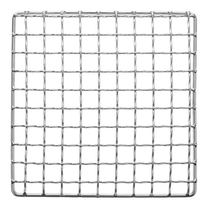 DOITOOL Grill Mesh Mat Square Barbecue Grill Mesh Mat for Vegetables Fish and Seafood Non-Stick Bbq Mats for Outdoor Smoker Pellet Gas and Charcoal Grills 5.91 X 5.91 in