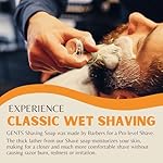 GENTS 97% All Natural Shave Soap - Creates a Rich Lather Foam for Wet Shaving Experience (3 Pack Bay Rum) Birthday Gift - Image 4