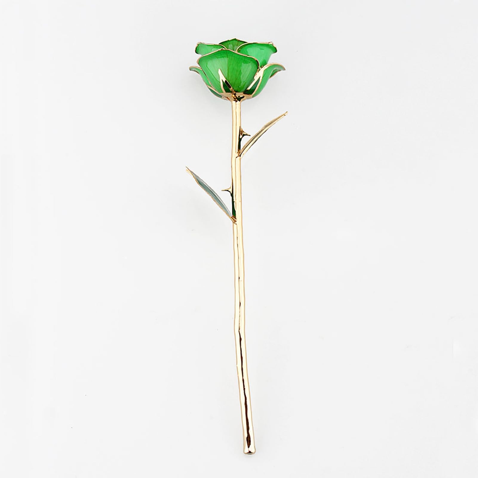 Dilwe Rosa Preservada en Oro para Siempre, Diseño único de Tallo Largo