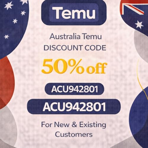 Couverture de Australia Temu Discount CODE 50% off (ACU942801) For New and Existing Customers