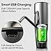 Qefuna 5 Gallon Water Dispenser Water Pump for 5 Gallon Bottle Water Jug Pump Water Bottle Pump 5 Gallon Dispensador De Agua Universal USB Charging Automatic Drinking Water Pump(Grey)