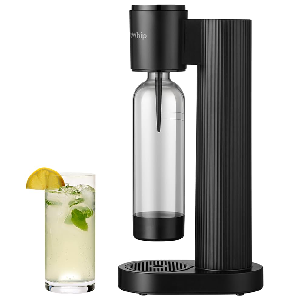 GreatWhip Water Carbonator Soda Maker Black