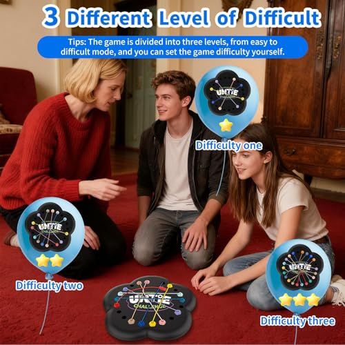 Juego de puzzle para desenredar cuerdas Brainy Knots miniatura 5