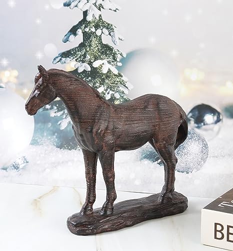 Estatua de Caballo Decorativa de Resina para Hogar miniatura 6