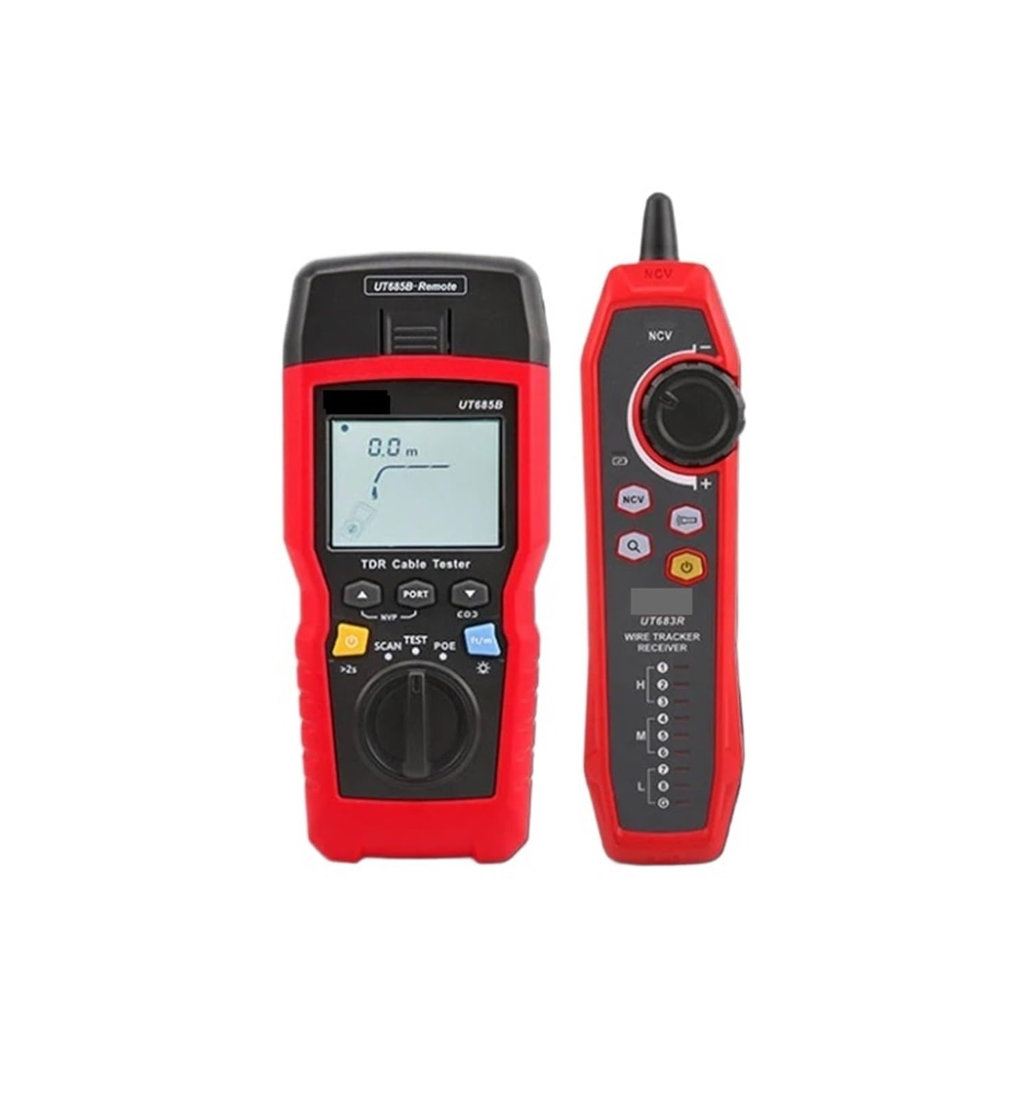 Localizzatore di Cavi, Tester for cavi di rete TDR Cable Tracker LAN RJ45 RJ11 Rilevatore cablaggio Display LCD Strumento