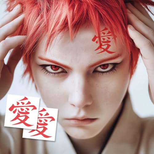 Love Kanji Symbol - Anime Temporary Tattoo/Cosplay Temporary Tattoo