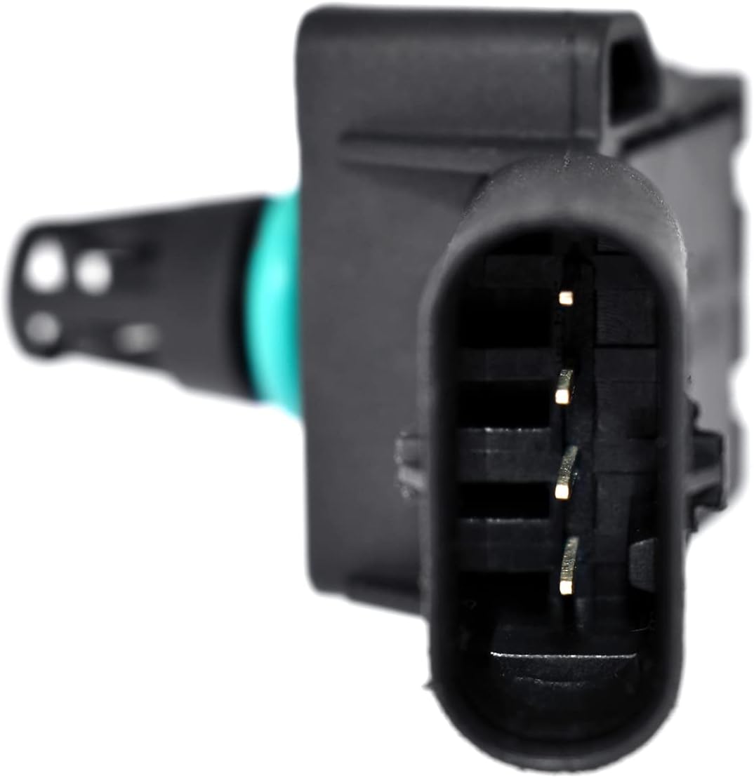 MAP Sensor Manifold Absolute Pressure Sensor Replacement for Audi A3 (2000-2013), A4 (2000-2008), A6 (2004-2011), VW Golf (1997-2013), Replaces OE# 06L906051B