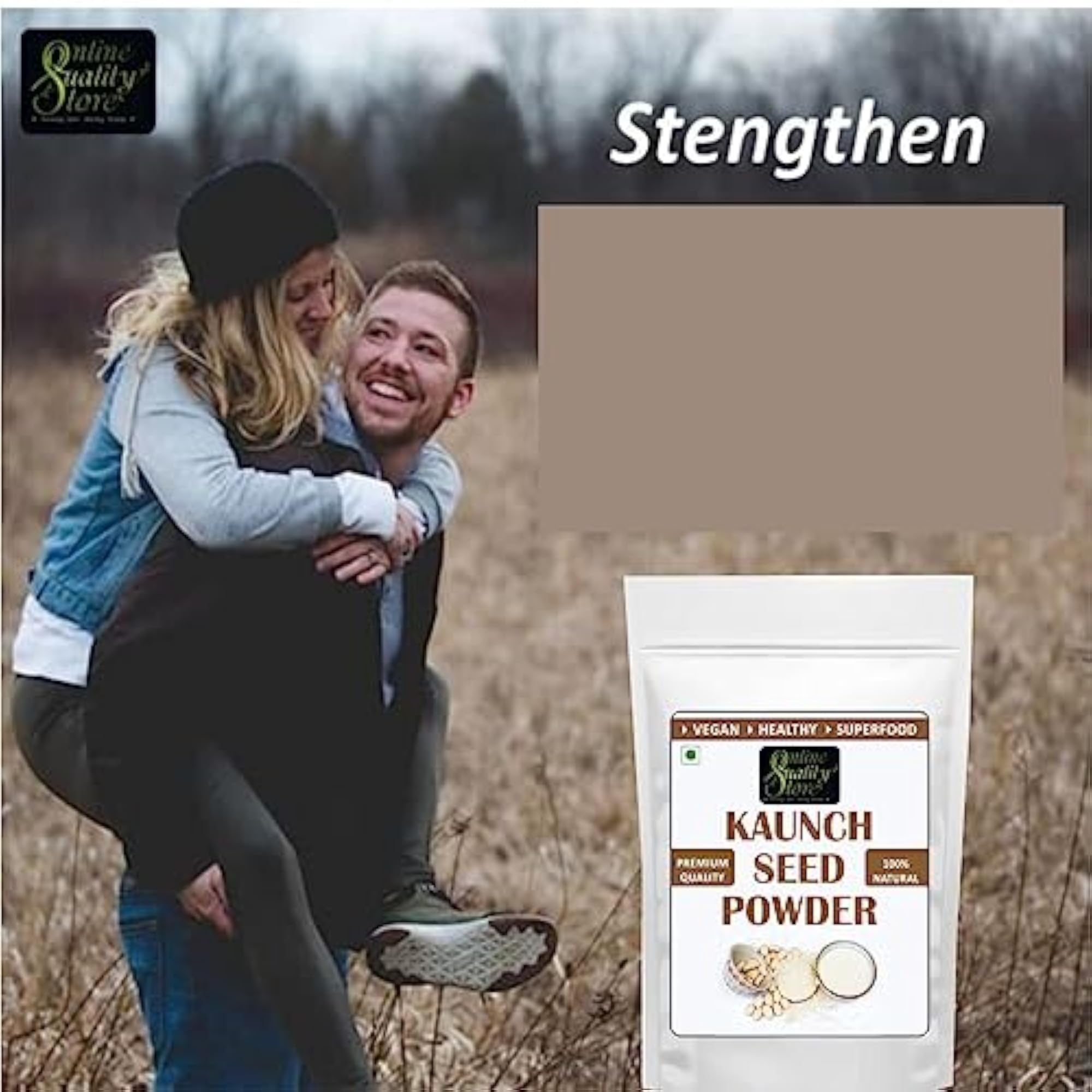 Kaunch Seeds Powder 100g for Vitality Boost