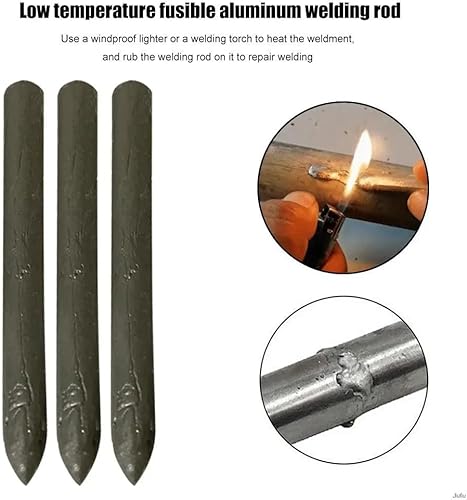 Miniatura 5 de Varilla de soldadura de aluminio con núcleo de polvo de aluminio de baja temperatura sin necesidad de soldadura de soldadura de herramientas de