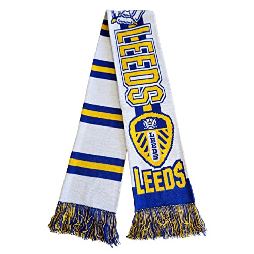 Premiership Leeds United FC | Soccer Fan Scarf | Premium Acrylic Knit