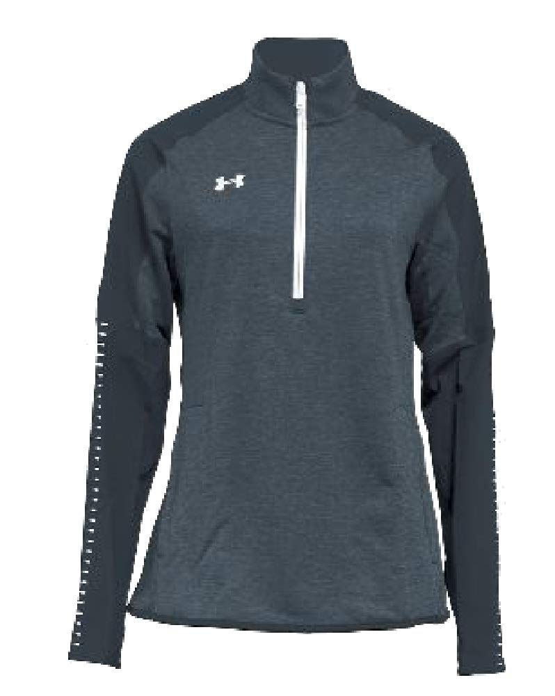 Under Armour Womens UA Knit Warm-Up Zip LG Gray