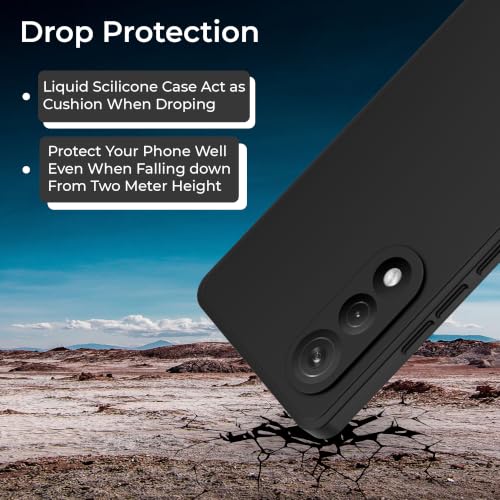 Image of A rtistque Back Cover Case for Tecno Pova Curve 5G | Camera Protection | Shockproof TPU | Stylish Protective Design | Slim Fit | Ultra Matte | Tecno Pova Curve Back Cover - Black