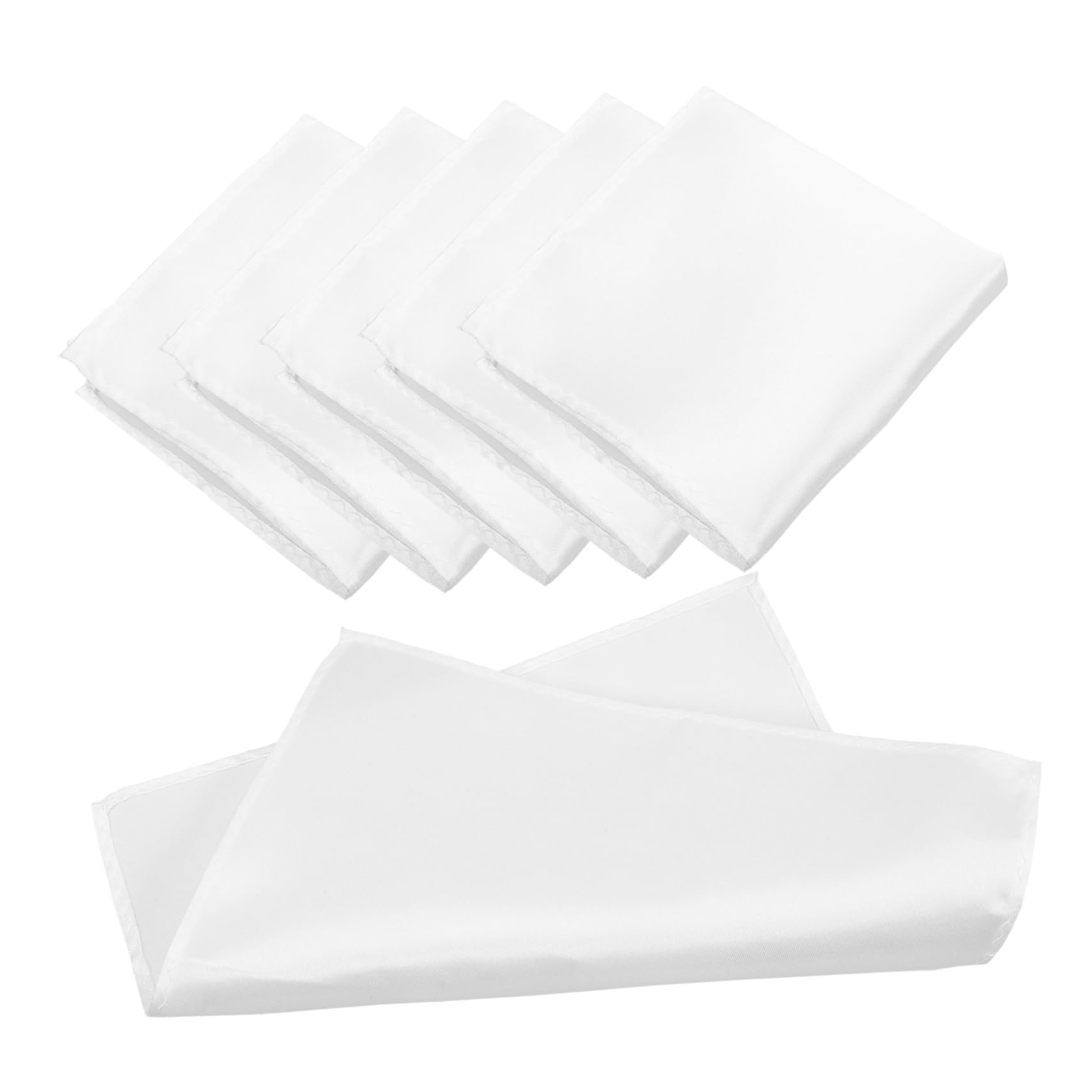 FOMIYES Men's Silk Pocket Square Orange Handkerchief for Suit Decorative Accessory for Business Wedding Party