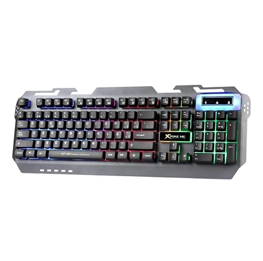 Vendopolis Teclado Gaming QWERTY con Cable Retroiluminado Español con Ñ Teclado metalico con 104 Teclas Led Iluminacion | Ya disponible en tu tienda friki favorita! En mundofriki.es!