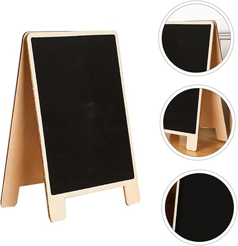 Miniatura 5 de Tofficu Pizarra pequeña de pintura para decoración de oficina, decoración del hogar, caballete de pie con caballete reutilizable, mini pizarra de