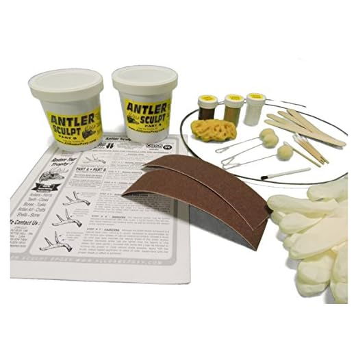 Pro Size Antler Art Crafting Epoxy Kit