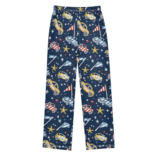Pajama Pants Race Car Flag Long Sleep Pants Lounge Bottoms