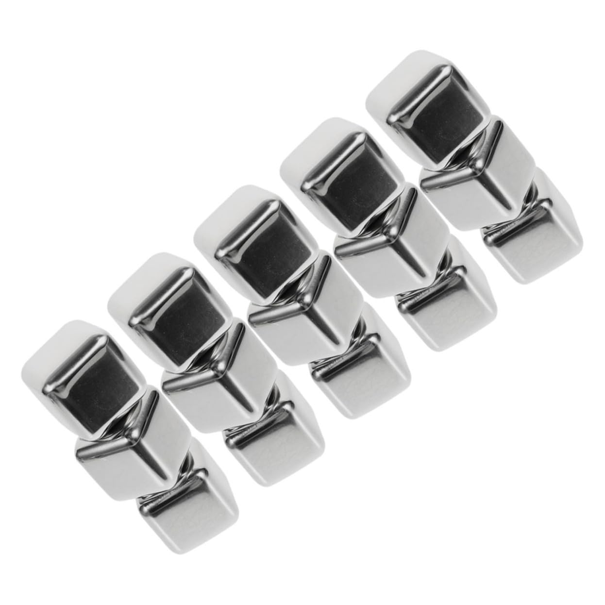 IMIKEYA Lot De 4 Moules Résistants À Lusure Motif Poker Pierres À Vin Pratiques Pierres À Whisky Réutilisables Matériau Épais 15 Pièces X 4