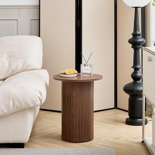 2 Tables Basses Rondes Gigognes Vintage MDF GrandCA HOME