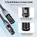 SMALL-EYE XLR Cables for Microphone 2 ft 6 Pack – Premium Braided Balanced XLR Mic Cable, 3-Pin Male to Female, Dual Shielded for Studio, Stage, and Live Sound (2')