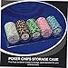 ORFOFE 1Pc Poker Chips Storage Box for Chips Stylish Container for Game Night Organization and Easy Transport