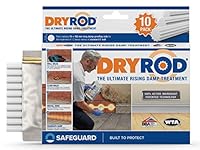Dryrod Hochleistungs – Horizontalsperre – Stäbchen gegen aufsteigende Feuchtigkeit im Mauerwerk - WTA & BBA Zertifizierte Feuchtigkeitssperre (1 x 10) – einfache Anwendung, keine Materialverschwendung
