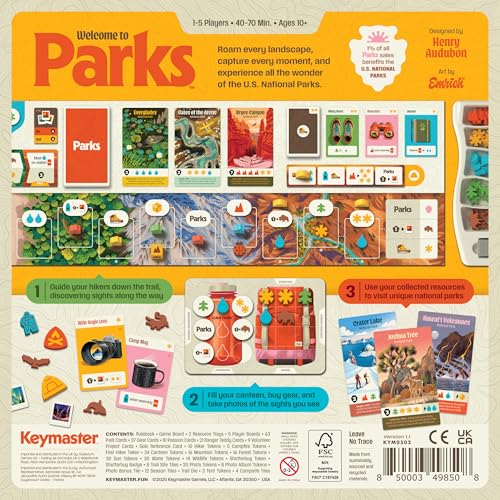 Parks Base Camp juego de mesa estrategia familiar miniatura 4
